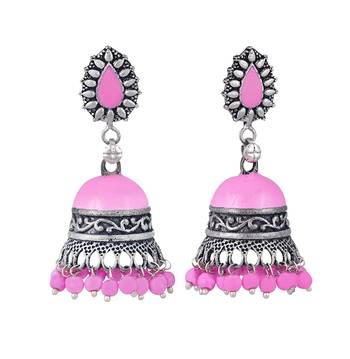 Pink earrings 2