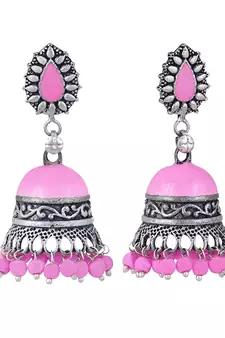 Pink earrings