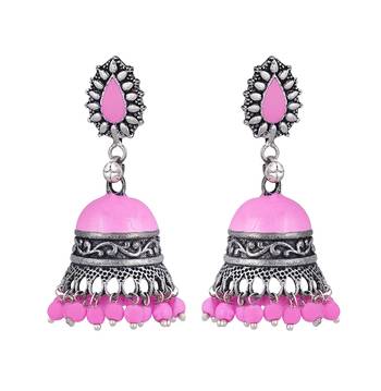 Pink earrings 3