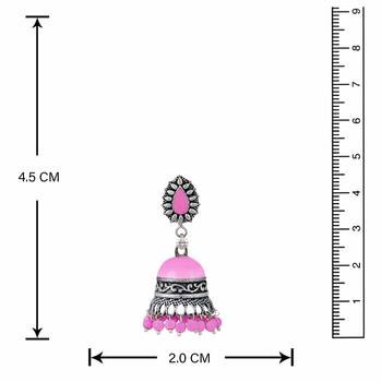 Pink earrings 4