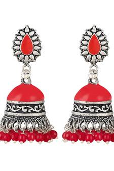 Red earrings
