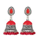 Red earrings