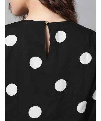 Black Polka Shift Dress 6