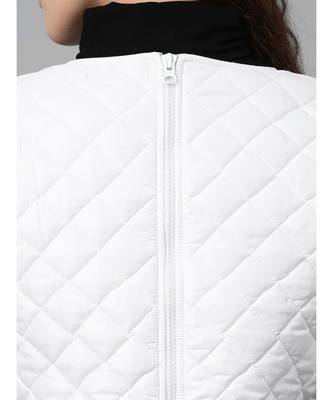 White Quilted Shift Dress 6