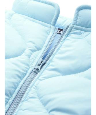 Blue Front Pocket Puffer Jacket 5