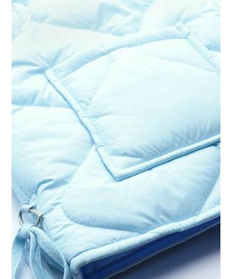 Blue Front Pocket Puffer Jacket 6