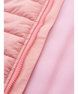Peach Hooded Long Puffer Jacket 7