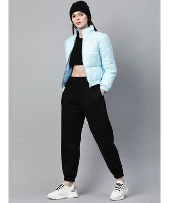 Blue Full Sleeve Quilted Jacket 4