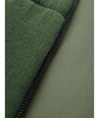 Olive Corduroy Quilted Jacket 7