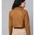 Brown Suede Crop Blazer