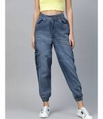 Blue Street Wear Jogger Jeans