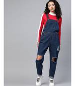 Blue Vintage Distress Dungaree