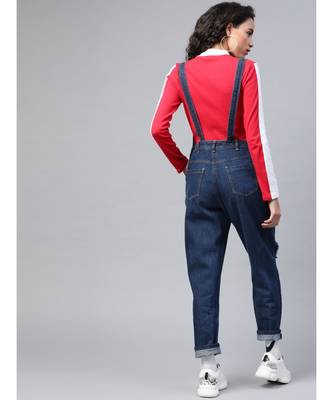 Blue Vintage Distress Dungaree 3