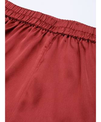Red Satin Night Suit 4