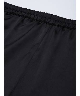 Black Satin Night Suit 4