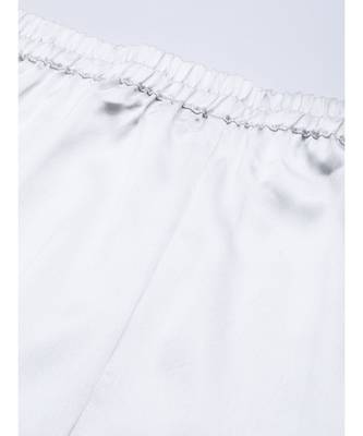 White Satin Night Suit 4