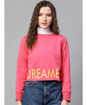 Fuchsia Dreamer Print Sweatshirt 1