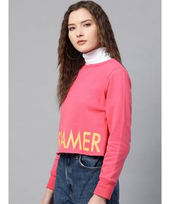 Fuchsia Dreamer Print Sweatshirt 2