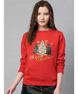 Red Christmas Tree Sweatshirt 1