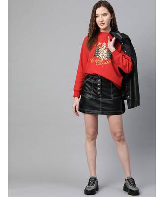 Red Christmas Tree Sweatshirt 4