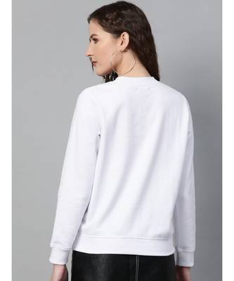 White Merry Christmas Print Sweatshirt 3