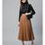 Black Lurex High Neck Top