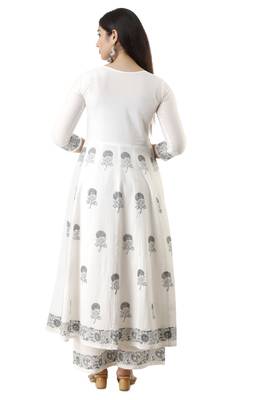 White block print cotton salwar 2