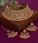 Pink necklace-sets