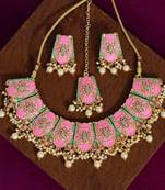 Pink necklace-sets