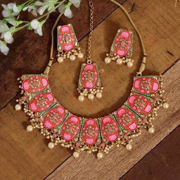 Pink necklace-sets 2
