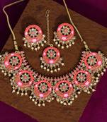 Pink necklace-sets