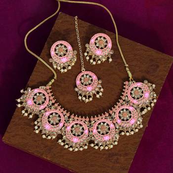 Pink necklace-sets 1