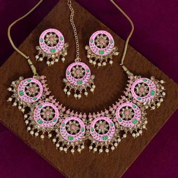 Pink necklace-sets 1