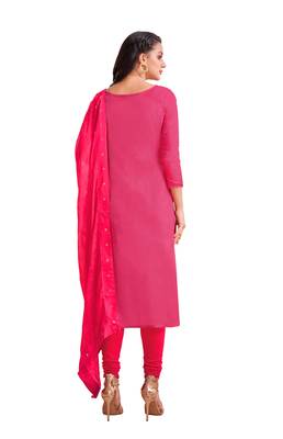 Pink embroidered  salwar 2