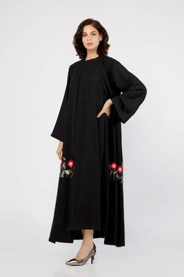 Iris Embroidered Abaya 3