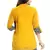Yellow plain georgette short-kurtis