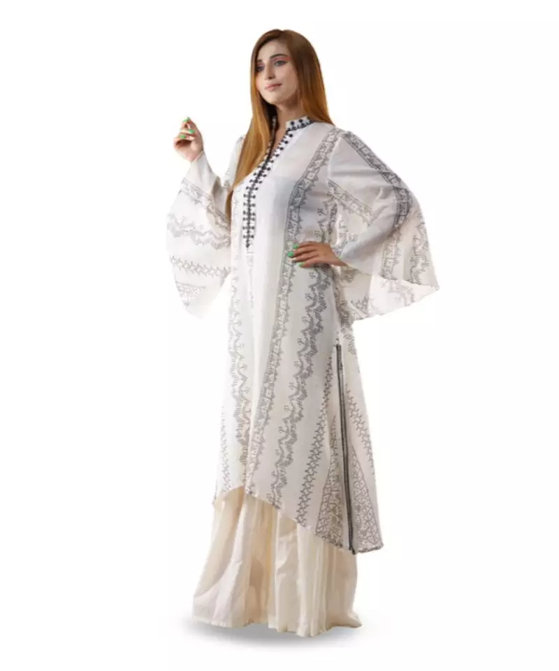 COTTON KURTA WITH asym hem DETAIL ,SOFT COMFORTABLE KURTA