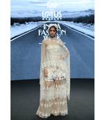 Heavy lace kurta and sharara set