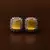 Rose Gold Plated Yellow Stone Embellished American Diamond Stud 216ED447