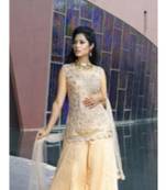 All over hand embroidered kurta set