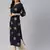 Navy Blue Printed Kurtis