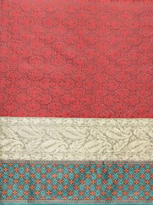 Sangam Prints Maroon Handloom Silk Woven Work Traditional Saree 3
