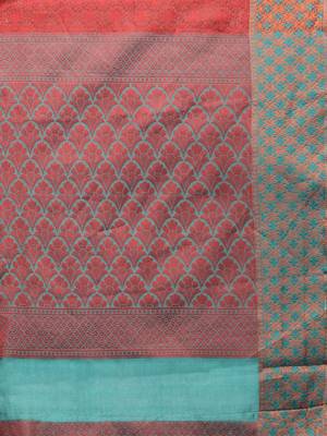Sangam Prints Maroon Handloom Silk Woven Work Traditional Saree 4