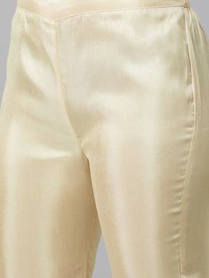 Cream printed art silk kurtas-and-kurtis 5