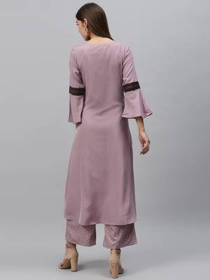 Purple printed crepe kurtas-and-kurtis 3