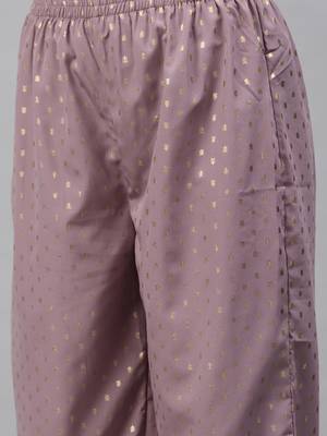 Purple printed crepe kurtas-and-kurtis 5