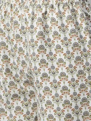 Off-white printed rayon kurtas-and-kurtis 5