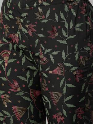 Black printed crepe kurtas-and-kurtis 5