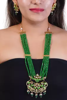 Green necklaces