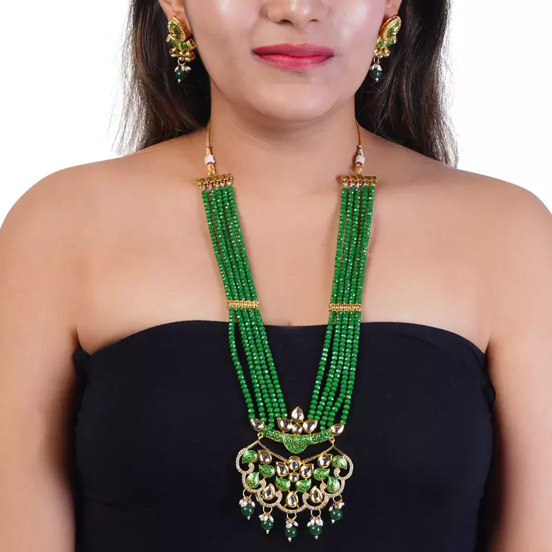 Green necklaces